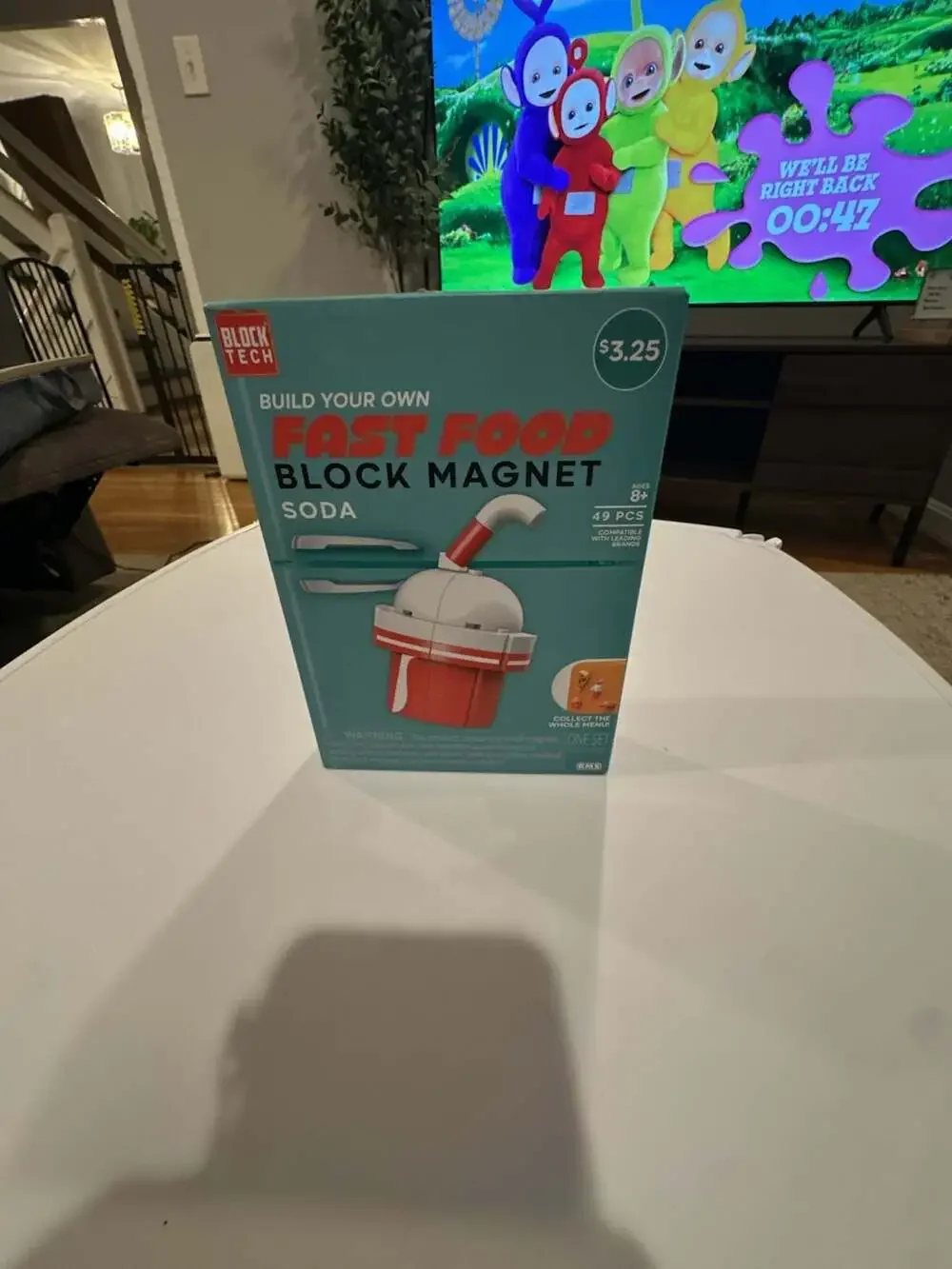 Block Tech Build Your Own Fast Food Block Magnet - Soda Set